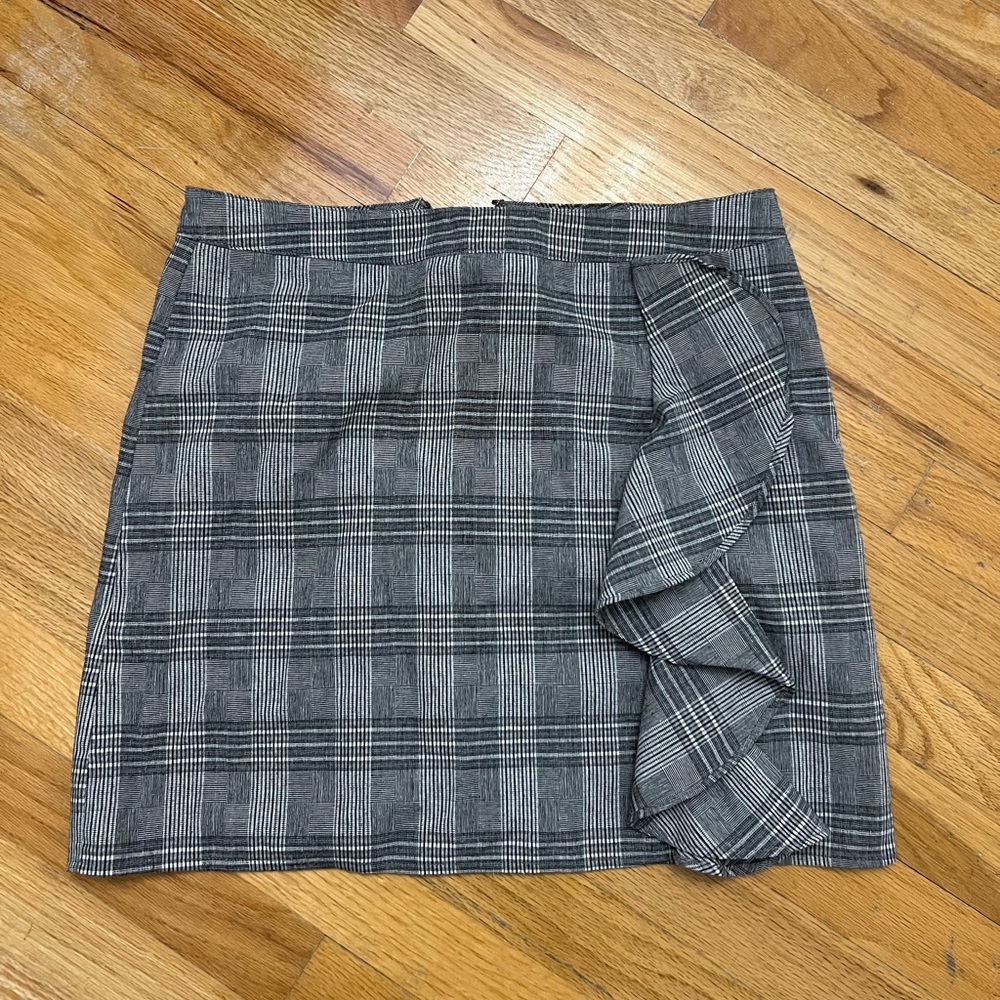 Grey Mini Skirt